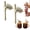 2-Black, variant on Ceramic Drinking Straw Reusable Toe Shaped Straw, Novelty Party Straw in Mixed Colors