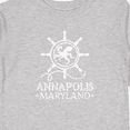 thumbnail image 4 of Inktastic Annapolis Maryland Vacation Boys or Girls Long Sleeve Toddler T-Shirt, 4 of 5