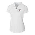 thumbnail image 2 of Women's Cutter & Buck White Auburn Tigers Forge Stretch Polo, 2 of 3
