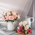 thumbnail image 2 of Artificial Dahlia Silk Flowers, Fake Dahila Flowers for Halloween Baby Shower Décor Wedding Bridal Flower Arrangement, 2 of 8