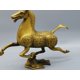 thumbnail image 2 of Bronze Horse Statue Horse Stepping Swallow Decorative Sculpture Feng Shui Animal Interior Small Statue Desk Home Decoration My Lux Decor Round, 2 of 6