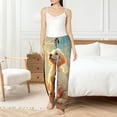 thumbnail image 6 of Lsque Sunshine Golden Cloud Dog Print Women's Pajama Pants, Lounge Pant - Comfortable Home Wear,Elastic Waistband, Stylish Design-Small, 6 of 9