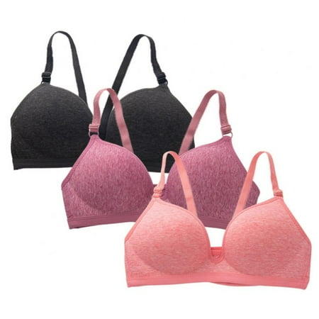 

Xmarks Wirefree Bra 3 Pack - Women s Soft Pad T Shirt Bra 36/80AB