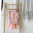 thumbnail image 2 of oqasdz Girls Dresses Sparkling for Mesh Layered Skirt with Sequin Appliques Toddler Kids Stage Performance Holiday Party Dress, 2 of 3