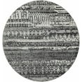 thumbnail image 2 of Hauteloom Palali Living Room, Bedroom Machine Washable Area Rug - Black, Gray - 6'7"-Round, 2 of 19