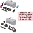 thumbnail image 4 of Compatible with Airwrap Complete Styler and Attachments Hair Dryer Storage Bag, Portable Storage Bag with Metal Hanging Hook, Hair Curler Tools Accessories, 4 of 16