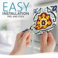 thumbnail image 3 of Mi Alma Mexican Red Blue Yellow Tile Stickers - Removable Vinyl 4x4, 24 pcs, 3 of 10
