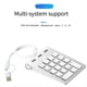 thumbnail image 4 of Mini Teclado Numérico Teclado 18 Teclas Numérico Teclado Numérico Pad Numérico con 3 Puertos Tipo-C/Usb Hub para el Ordenador Portátil de Escritorio Pc, 4 of 7