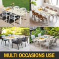 thumbnail image 5 of Bees Branches Table Cloths for 6 Foot Rectangle Tables, Farmhouse Spring Botanical Elegant Patio Waterproof Elastic Fitted Tablecloths, Washable Rectangular Table Cover for Camping, 5 of 8