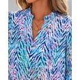 thumbnail image 7 of BTFBM Summer Blouses for Women Dressy Casual Fashion Spring Tops Floral Boho V Neck Puff Short Sleeve Top Shirts, 7 of 7