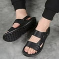 thumbnail image 4 of Mepaouo Mens Sport Hiking Sandals Arch Support Summer Beach Water Shoes Slip on Flat Slides Slippers, 4 of 8