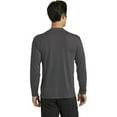 thumbnail image 2 of Port & Co PC381LS Long Sleeve Performance Blend Tee, Charcoal - Medium, 2 of 2