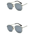 thumbnail image 3 of relayinert Fashionable Polarized Lens Small Square For Trendy Style Materials silver white silveC4 2Set, 3 of 6