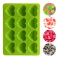 thumbnail image 3 of AURORA TRADE Heart Shaped Ice Cube Trays, Silicone Heart Mold, Easy Release Ice Trays, 12-Cavity for Ice Cubes, Gelatine, Chocolate, Baking and Candy, 3 of 8