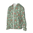 thumbnail image 2 of Daiia Retro Hippie Groovy Mushroom UPF 50+ Sun Protection Hoodie Jacket Lightweight Long Sleeve Sun Shirt for Women Men with Pocket Hiking Outdoor-Small, 2 of 9