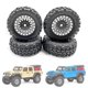 thumbnail image 5 of Juego de neumáticos YONGSHENG 4 Uds llantas de Metal Beadlock para coche RC negro, 5 of 5