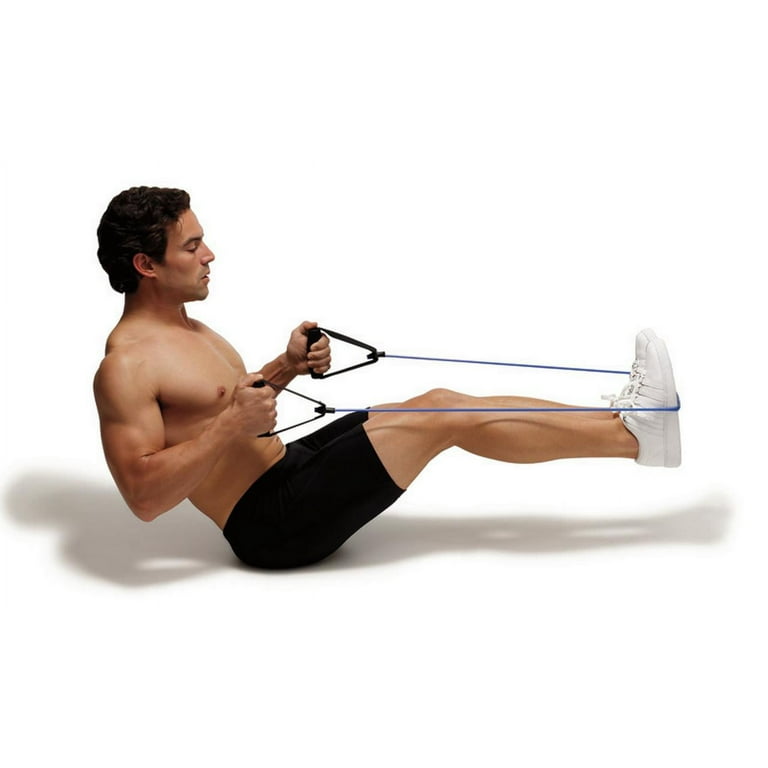 Valeo 4 Foot Heavy Resistance Tube With Cushion Foam Handles And Fitness Guide Included To Improve Balance Coordination Flexibility And Strength