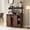 Brown, variant on Farmhouse 40'' Coffee Bar Cabinet with Storage Doors, Sideboard Buffet Cabinet for Dining Room, Kitchen, Brown