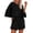 Womens Pajamas Black, variant on ylioge Pajamas for Women Sets with Pockets Casual Solid Color 2 Piece Short Sleeve Tops Wide Leg Shorts Loose Comfortable Sleepwear Pajamas Suits Set