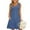 #A01-Dark Blue, variant on Girls Dresses Casual A-Line Striped Sleeveless Tank Dresses Cute Basic Swing Skirt with Pockets for 4-14t Kids,Green 6-8 Years