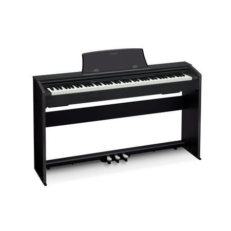 Casio PX770 BK Privia Digital Home Piano with 88 scaled, weighted hammer-action keys,