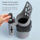thumbnail image 5 of Cat litter scoop, cat litter scoop with holder Large capacity waste collector, portable pet supplies trash can for household indoor and outdoor use., 5 of 5
