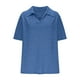 thumbnail image 4 of Tops deportivos para mujer,Blusa de lentejuelas con cuello en V, top informal de manga corta, camisa de poliéster con detalle brillante, corte holgado para uso diario, sopatenor, 4 of 8