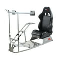 thumbnail image 1 of GTR Simulator GTSF Model Racing Simulator Cockpit Silver Frame with Majestic Black Seat, 1 of 1