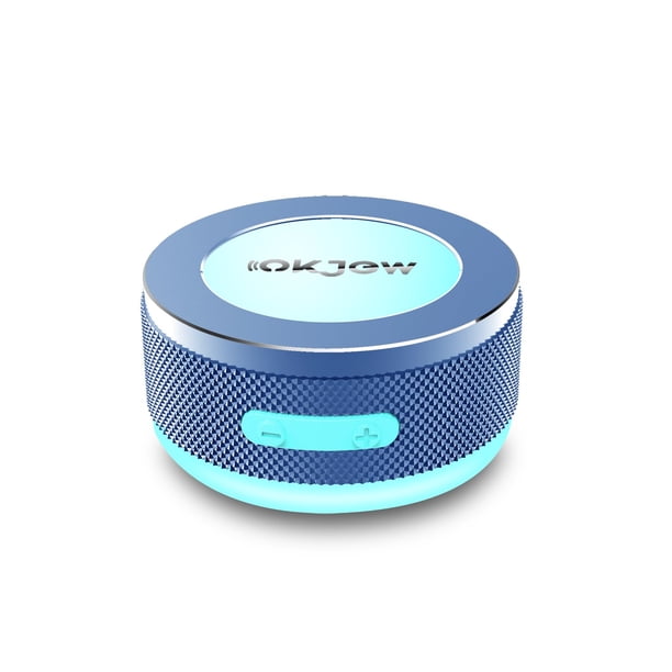 Parlante Bluetooth Okjew con Conducción Ósea, Vibración y LED Azul