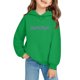 thumbnail image 2 of Moonsky Sudadera con capucha y cordón HUNTRX, estampado de grupo de chicas coreanas, jersey corto, suave y cómodo, top de manga larga para primavera y otoño. Verde 150, 2 of 5