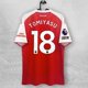 thumbnail image 1 of Camiseta De Manga Corta De Verano De La Colección Clásica De La Premier League, Número 18, De Local Del Arsenal, Azul, Temporada 25-26L, 1 of 2