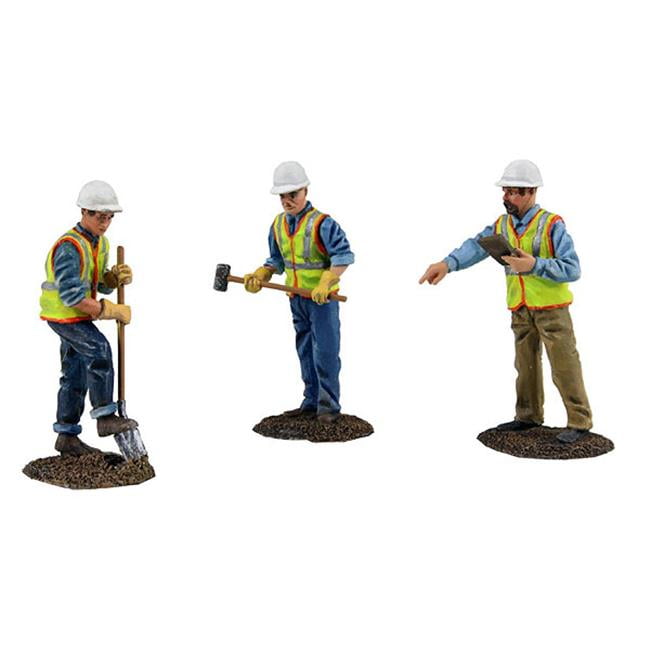 First Gear FIR900481 3 Piece Diecast Metal Construction Figures Set