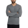 thumbnail image 5 of X RAY JEANS Mens Long Sleeve V-Neck T-Shirt, Charcoal Heather, S, 5 of 9