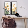 thumbnail image 3 of Stupell Industries Yellow Spring Flowers Botanical & Floral Painting Black Floater Framed Canvas Art Print Wall Art, 15 x 31, Set of 2, 3 of 9
