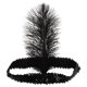 thumbnail image 1 of Diadema con plumas para bodas, fiestas de té, accesorios para el cabello, diadema con pompón, 1 of 7