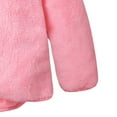 thumbnail image 3 of Gubotare Toddler Fleece Girl's Jacket Kids Full Zip Ultra Soft Fleece Hoodie Sweatshirt Size 6 12 Months,(Hot Pink 6-12 Months), 3 of 5