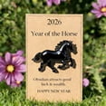 thumbnail image 4 of Little Horse Pocket Hug, Lucky Crystal Horse A Symbol of Strength New Beginnings 2026, A Pocket Hug for Horses, Horses Themed Pocket Hug Acrylic Figurine with Card, New Year Gifts, 4 of 6