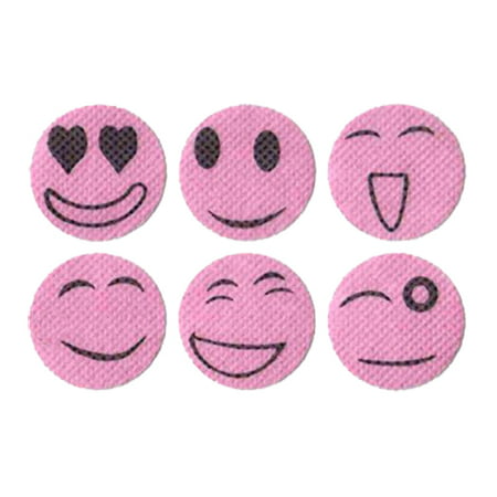 72 Hour (6 Piece) Natural Mosquito Repellent Smiley Patch - Kid Safe - No