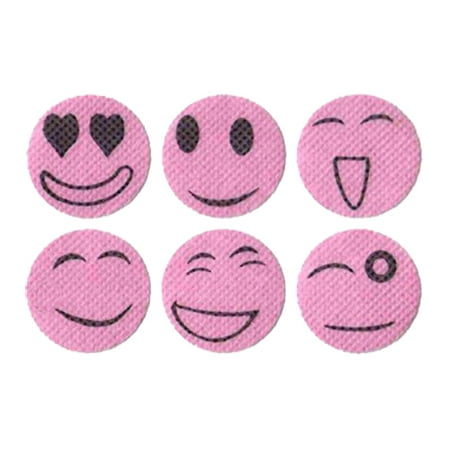 72 Hour (6 Piece) Natural Mosquito Repellent Smiley Patch - Kid Safe - No Deet