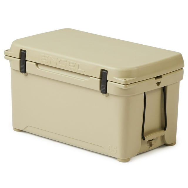 ENGEL Glacière Rigide Hermétique Rotomoulée Haute Performance, Beige