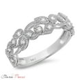 thumbnail image 5 of 1.02 ct Brilliant Round Cut Real Genuine Natural Diamond VS1-VS2 I-J Solid Real 18K White Gold Engagement Designer Art Deco Dainty Promise Wedding BW/ size 10.5, 5 of 7