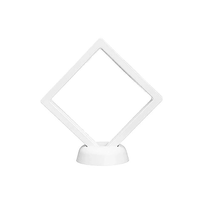 DPTALR 3D Floating Display Frame Medal Exemplary Poker Chips Pendant Ring Box