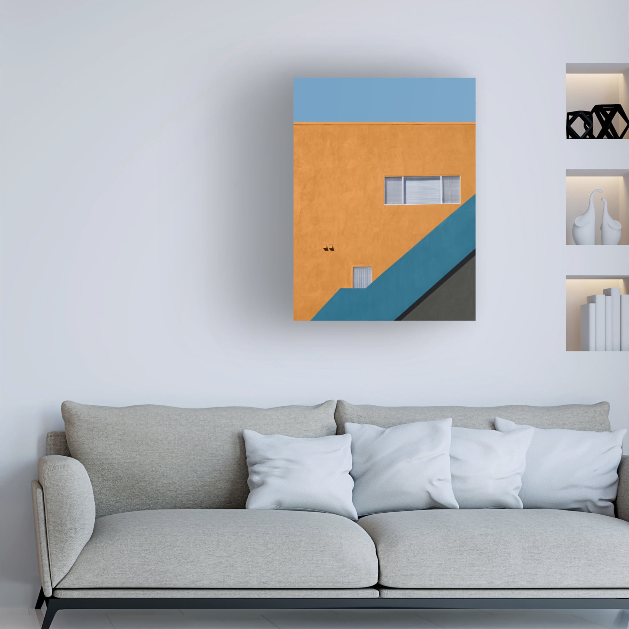 Canvas Wall Art - Roxana Labagnara 'Condo' Wall Art for Living Room, Bedroom, or Office Décor by Trademark Fine Art - 35 x 47 Inches