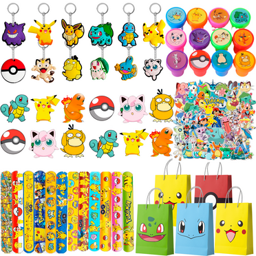 Pokemon Party Favors for Kids, Pokemon Birthday Party Favors Set Pokemon Party Supplies, for Pokemon Birthday Decorations