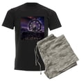 thumbnail image 6 of CafePress - A Fairy And A Dark Wolf Pajamas - Men's Dark Loose Fit Cotton Pajama Set, 6 of 7