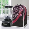 thumbnail image 5 of HELLHERO Multifunctional Mixer Cover with Spill-Proof Polyester Blender Dust Cover Pink Purple Geometric Pattern, 5 of 6
