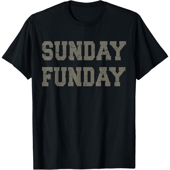 Sunday Funday Design - Sunday Funday Football Game Day T-Shirt