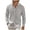 Gray, variant on AKOEE Men's Button Down Shirts Cotton Linen Long Sleeve Lapel Collar Tops with Pocket Casual Dressy Blouses (4XL, Khaki)