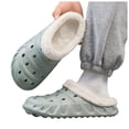thumbnail image 3 of Yindaity Comfy Slippers Fuzzy Slippers for Women Cozy Faux Fur House Shoes Winter Warm Memory Foam Slippers for Indoor and Outdoor(Grey,15.99), 3 of 9