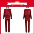 thumbnail image 4 of Nueva ropa de pijama familiar a juego con estampado de cuadros escoceses, ropa cómoda a juego para toda la familia, 4 of 5